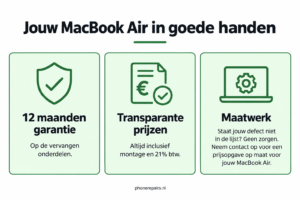 Macbook Air reparatie Phone Repairs Den Bosch