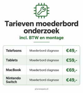 Moederbord reparatie Phone Repairs Den Bosch
